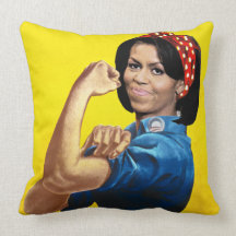 MICHELLE THE RIVETER PILLOWS