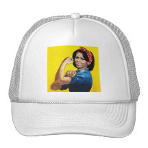 MICHELLE THE RIVETER -.png Trucker Hat
