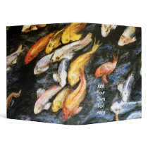 Michelle's Koi Fish Binder by donnabellas Michelle's Koi Fish Binder