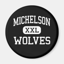 Michelson - Wolves - Continuation - Lakewood Fridge Magnet