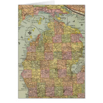 Michigan 3 greeting card