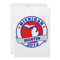 Michigan Andy Martin Personalized Announcement