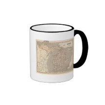 Michigan Atlas Map Coffee Mugs
