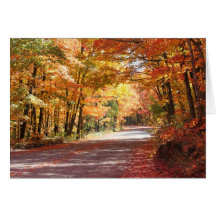 Michigan Autumn Card