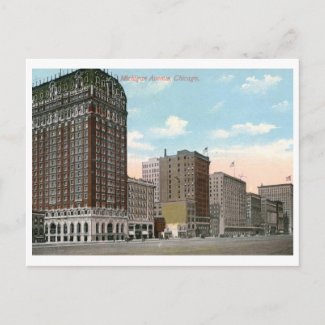 Michigan Ave., Chicago Vintage postcard