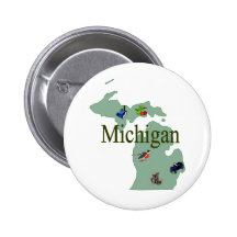 Michigan Button