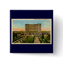 Michigan Central Station Detroit, Michigan Pins