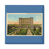 Michigan Central Station Detroit, Michigan Fridge Magnet