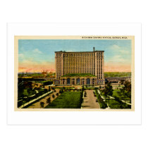 Michigan Central Station Detroit, Michigan postcards
