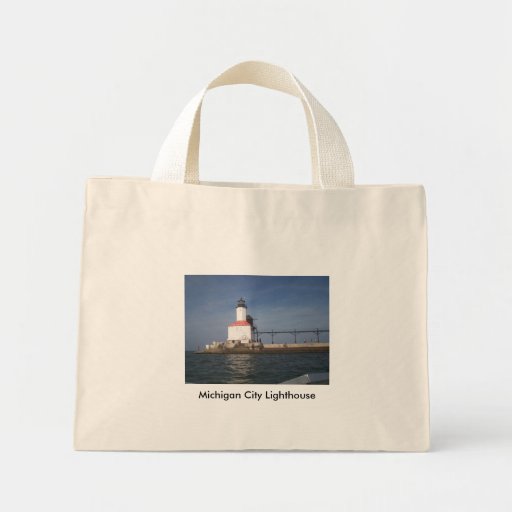 Michigan City Lighthouse, Michagan City Lighthouse Tote Bag
