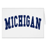 Michigan College cards