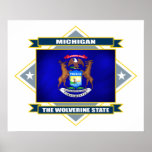 Michigan Diamond Posters