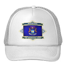 Michigan Diamond Trucker Hat