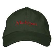 Michigan Embroidered Hat embroidered hats by statehats Michigan Embroidered Hat embroidered hats