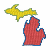 Michigan embroidered shirts by ZazzleEmbroidery Michigan embroidered shirts