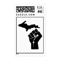 Michigan Fist Postage