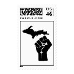 Michigan Fist Postage