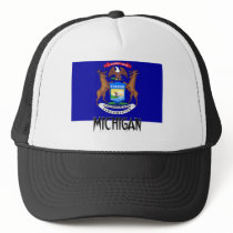 Michigan Flag hats by flagshirt Michigan Flag hats