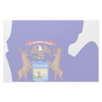 Michigan Flag Map stationery by usaflags Michigan Flag Map stationery