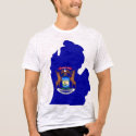 Michigan Flag Map t-shirts by usaflags Michigan Flag Map t-shirts