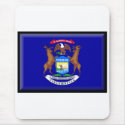 Michigan Flag mousepads by jacinto888 Michigan Flag mousepads