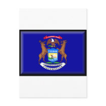 Michigan Flag postcards