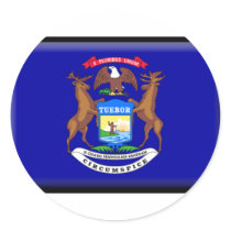 Michigan Flag stickers by jacinto888 Michigan Flag stickers