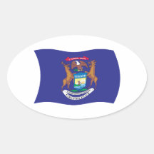 Michigan Flag Sticker