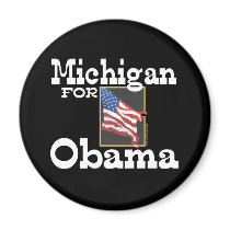 Michigan for Obama Magnet