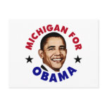 Michigan For Obama postcards