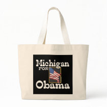 Michigan for Obama Tote Bag