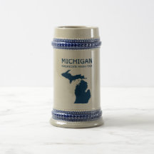 Michigan H5 Beer Stein Mug