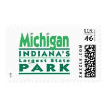 Michigan Indiana's Largest State Park postage
