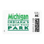 Michigan Indiana's Largest State Park postage