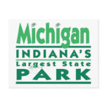 Michigan Indiana's Largest State Park Post Card