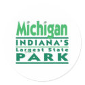 Michigan Indiana's Largest State Park stickers