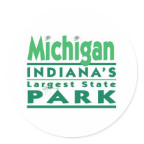 Michigan Indiana's Largest State Park stickers