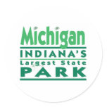 Michigan Indiana's Largest State Park Stickers