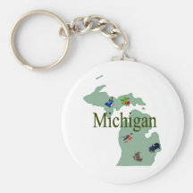 Michigan Keychain