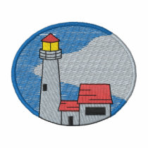 Michigan Lighthouse #1 embroidered shirts by ZazzleEmbroidery Michigan Lighthouse #1 embroidered shirts