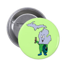Michigan MI Vintage Travel Souvenir Pins