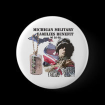 Michigan Military Families Benefit buttons by mmfborg Michigan Military Families Benefit buttons