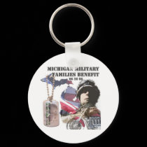 Michigan Military Families Benefit keychains by mmfborg Michigan Military Families Benefit keychains