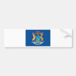 Michigan  Official State Flag Bumper Stickers