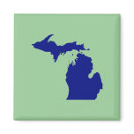 Michigan Outline Magnets