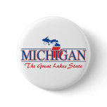 Michigan Patriotic Buttons