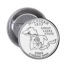 Michigan Pinback Buttons