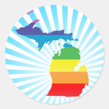 michigan pride. sticker
