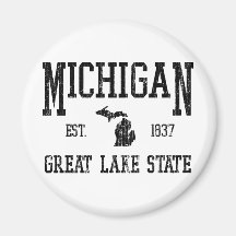 Michigan Refrigerator Magnets