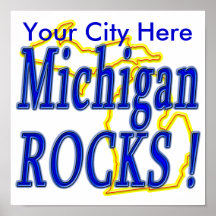 Michigan Rocks ! Print